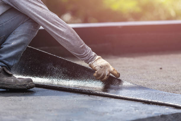 Professional Emergency Waterproofing technician working in Meridian, NY